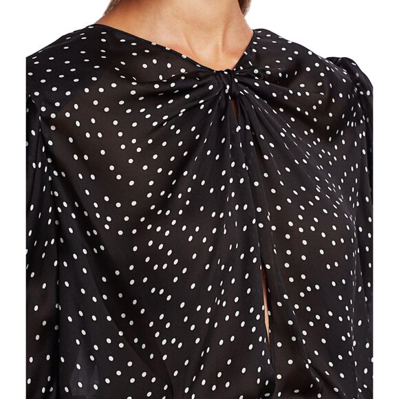 Magda Butrym "Barletta" Polka-Dot Silk Mini Dress, size 34 (fits size 0) - Picture 3 of 15